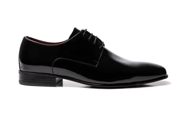 Παπούτσια δερμάτινα μαύρα ART-461-BLACK