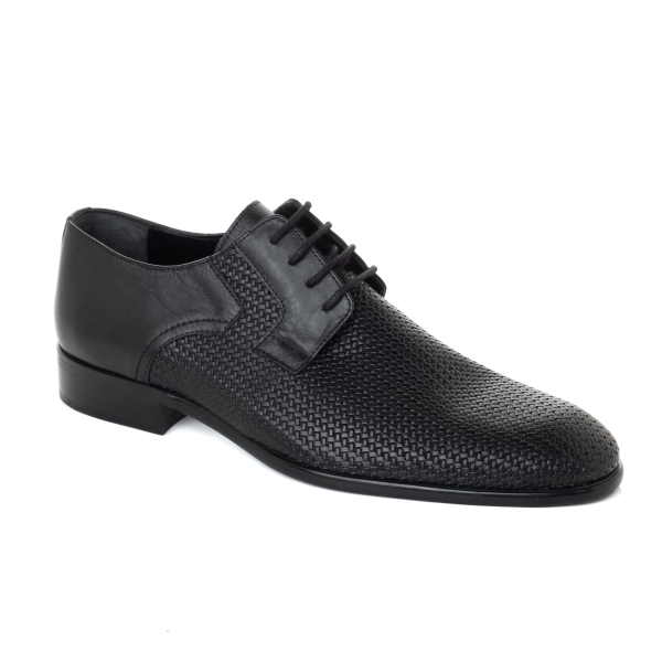 Leather shoes black 42591BL
